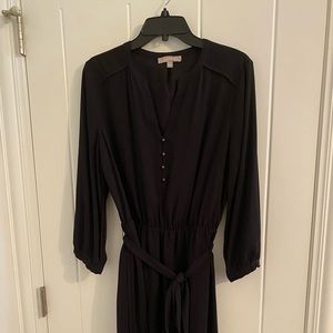 Banana Republic Black Midi Dress